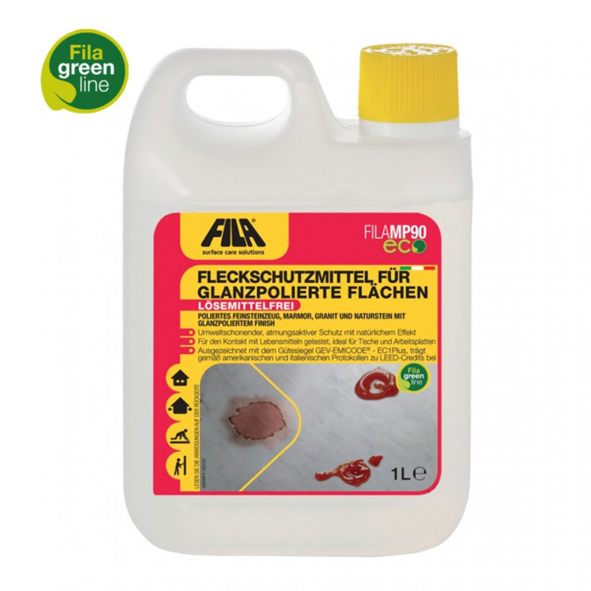 FILA MP 90 ECO PLUS Fleckschutzmittel frei von Kohlenwasserstoff