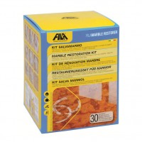 FILA MARBLE RESTORER - System zum Entfernen von Säureflecken von Natursteinbelägen mit Glanzfinish